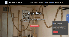 Desktop Screenshot of hotelbeta.pl