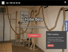 Tablet Screenshot of hotelbeta.pl